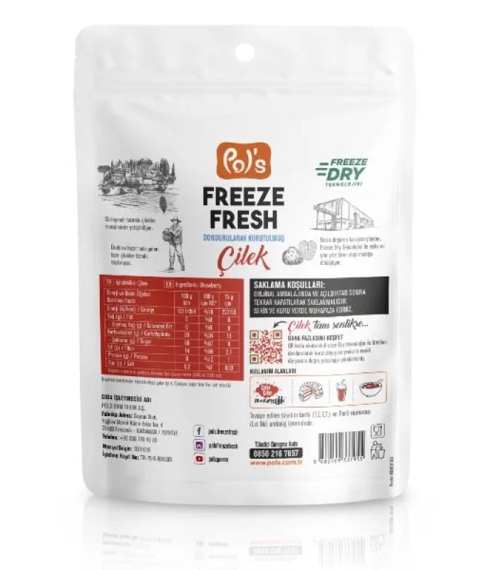 Pol’s Freeze Fresh Çilek 15 Gr