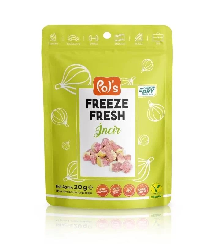Pol’s Freeze Fresh Dondurularak Kurutulmuş İncir 20 G