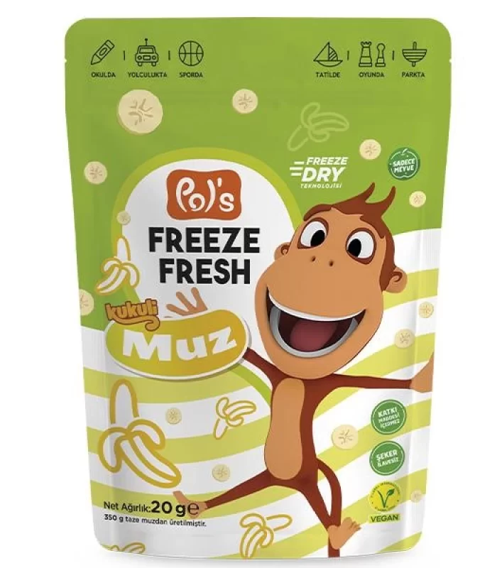 Pol’s Freeze Fresh Kukuli Muz 20 Gr