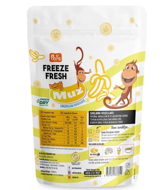 Pol’s Freeze Fresh Kukuli Muz 20 Gr