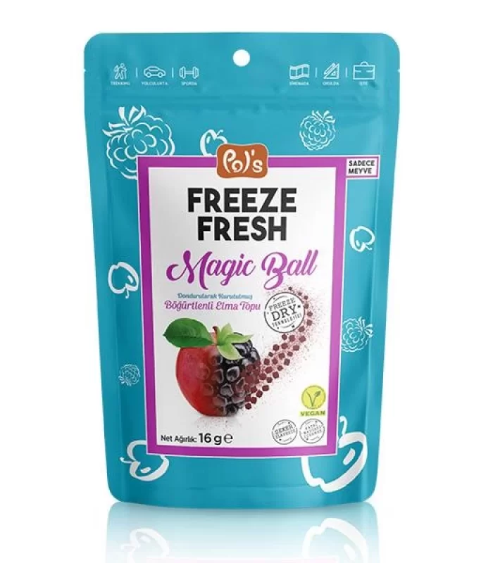 Pol’s Freeze Fresh Magic Ball Böğürtlenli Elma Topları 16 Gr
