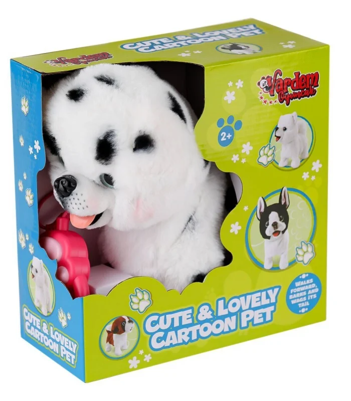 PR66022-25 Yürüyen Tasmalı Peluş Köpek