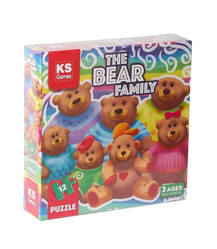 PRS 32705 The Bear Family Pre School Puzzle -KSPuzzle