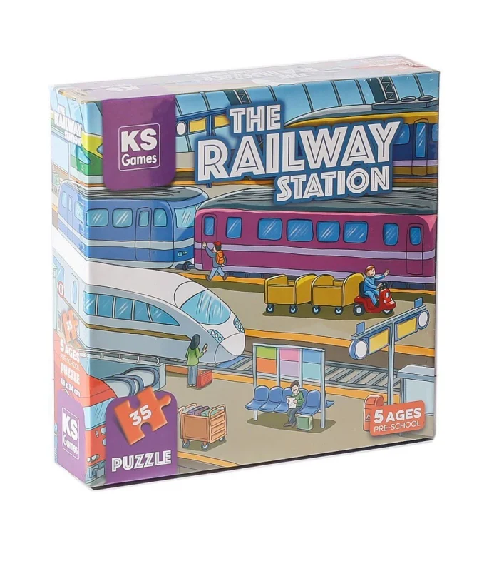 PRS 32712 The Railway Station Pre School Puzzle -Ks Puzzle