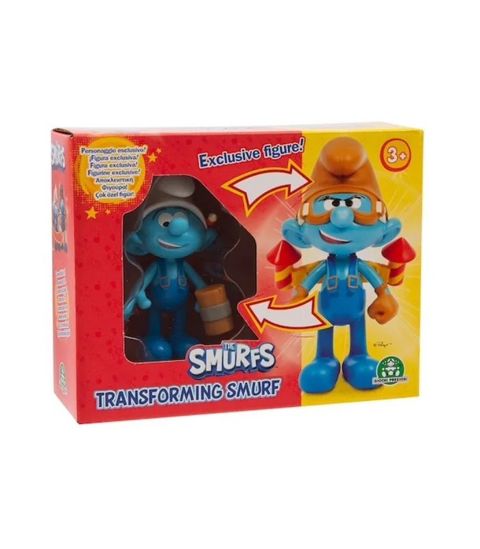 PUF23000 Şirinler Dönüşen 10 cm Figür