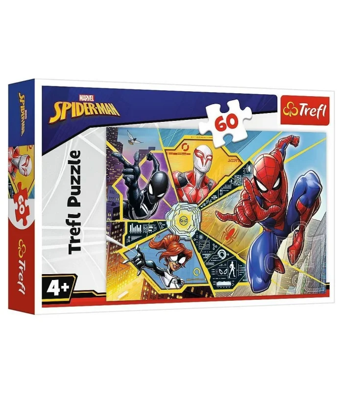 PUZZLE-17372 Marvel Spiderman 60 Parça Puzzle