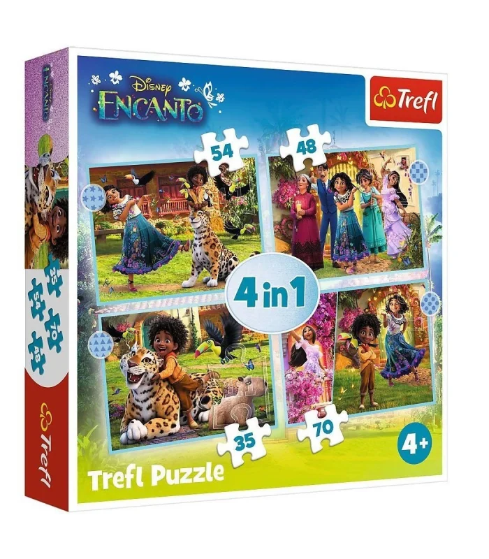 PUZZLE-34615 Disney Encanto 4IN1 Puzzle