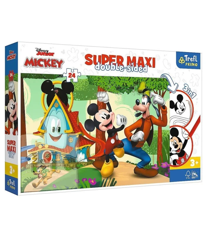 PUZZLE-41012 Süper Maxi Mickey 24 Parça Çocuk Puzzle