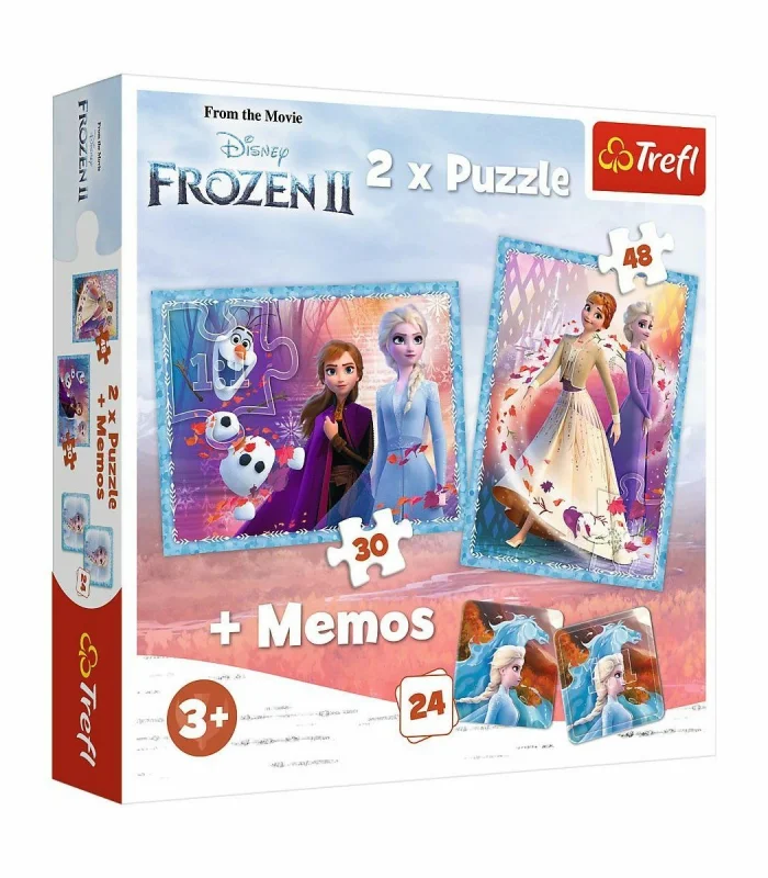 PUZZLE-90814 2IN1 Frozen II Çocuk Puzzle