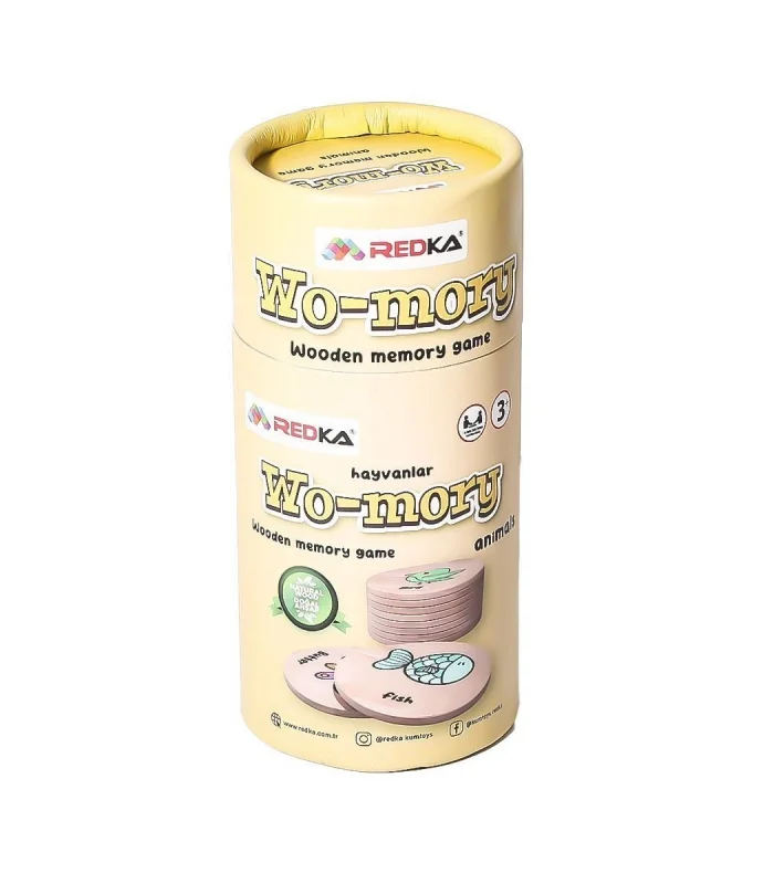 RD5644 Redka Wo-mory Ahşap Hafıza Oyunu