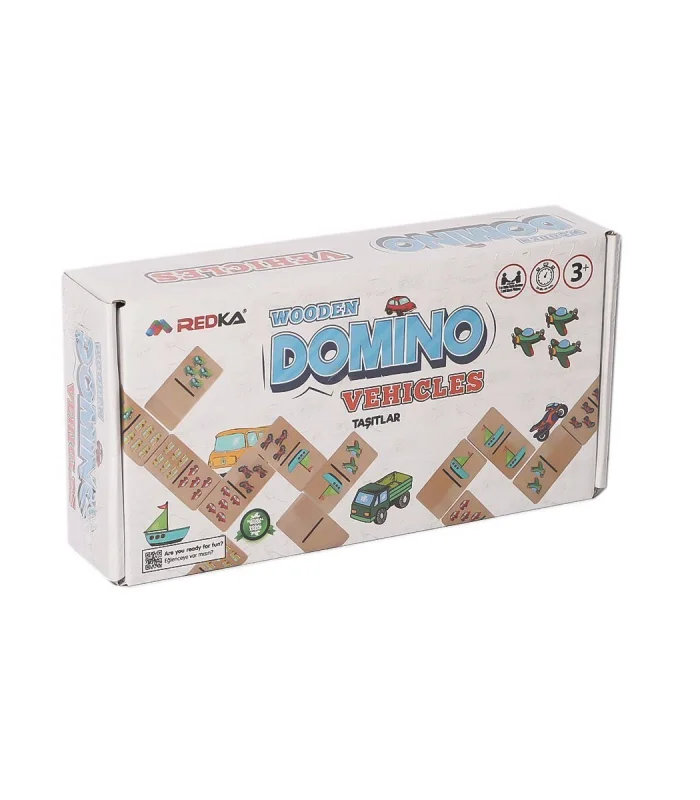 RD5649 Ahşap Domino Oyunu Araçlar -Redka