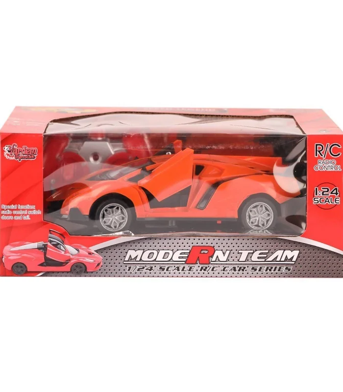 RG-1382-9-11 Kumandalı Kapıları Açılabilir Işıklı Spor araba 1:24 Vardem Oyuncak