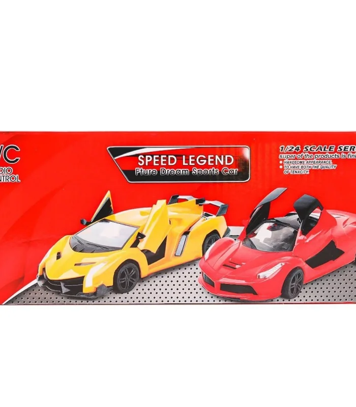 RG-1382-9-11 Kumandalı Kapıları Açılabilir Işıklı Spor araba 1:24 Vardem Oyuncak
