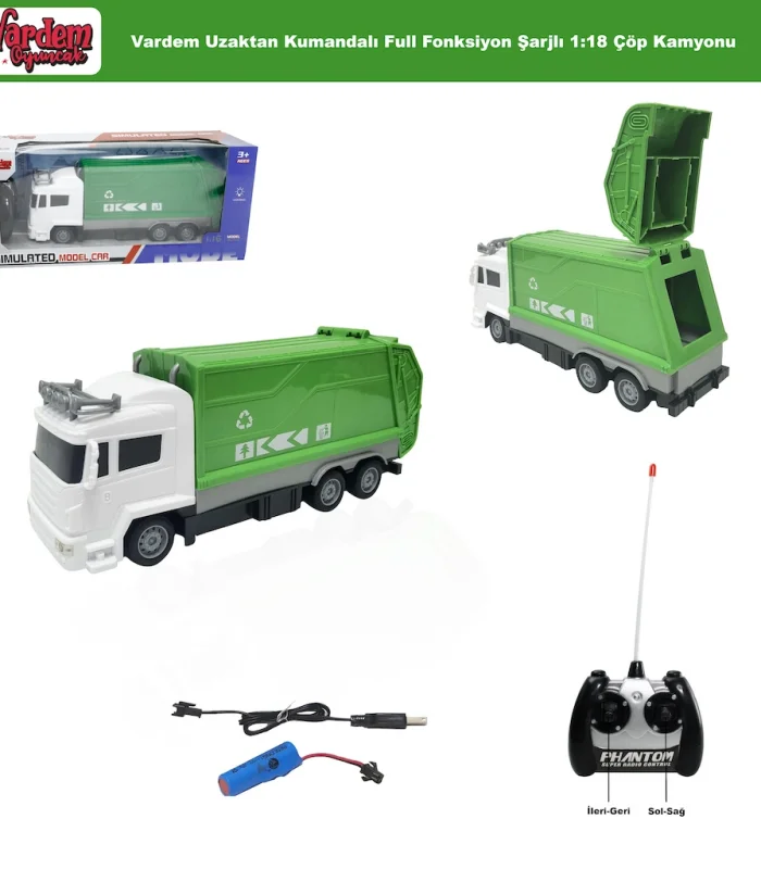 RG-618-6A-7A UK FF ŞARJLI 1 16 KAMYON DAMPERLİ