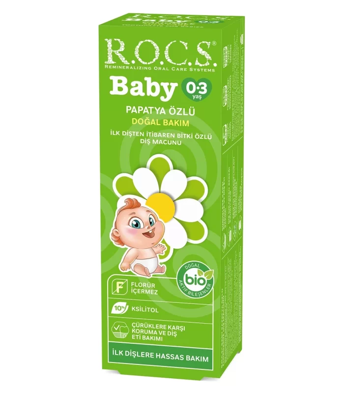R.O.C.S.Baby Diş Macunu 0-3 Yaş 35 ml Papatya
