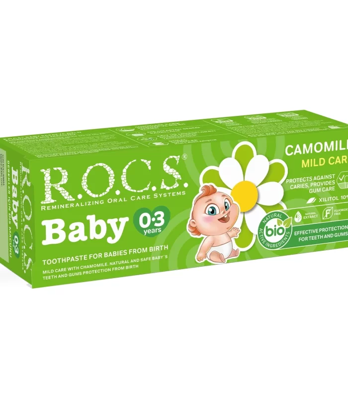 R.O.C.S.Baby Diş Macunu 0-3 Yaş 35 ml Papatya