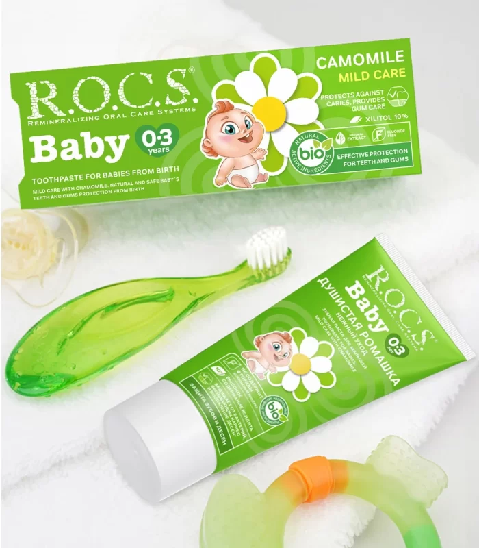 R.O.C.S.Baby Diş Macunu 0-3 Yaş 35 ml Papatya