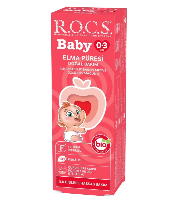 R.O.C.S.Baby Diş Macunu 35ml 0-3 Yaş Elma