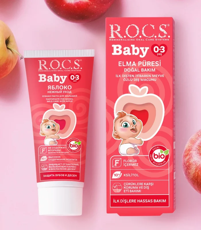 R.O.C.S.Baby Diş Macunu 35ml 0-3 Yaş Elma