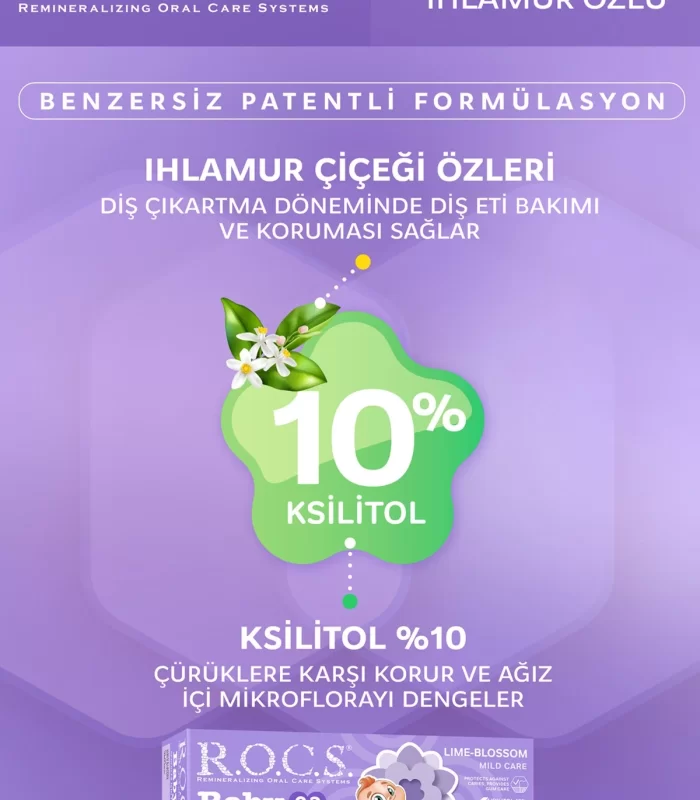 R.O.C.S.Baby Diş Macunu 35ml 0-3 Yaş Ihlamur