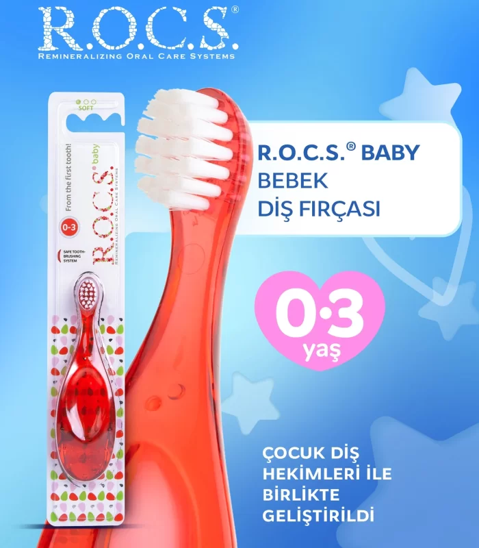 R.O.C.S.Baby Ekstra Soft Diş Fırçası 0-3 Yaş