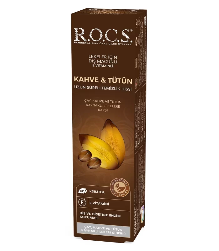 R.O.C.S.Kahve ve Tütün Lekelerine Karşı Diş Macunu 60ml
