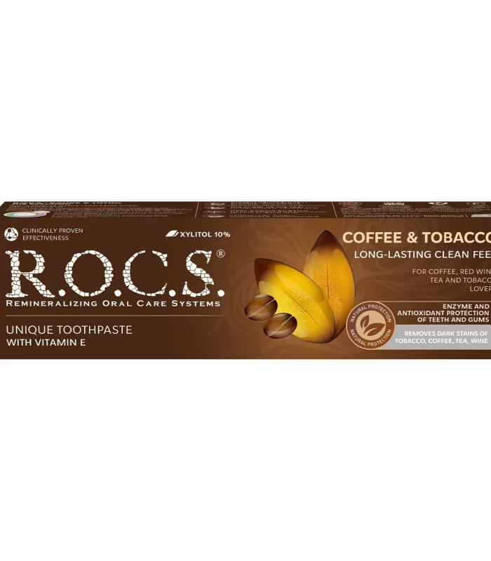 R.O.C.S.Kahve ve Tütün Lekelerine Karşı Diş Macunu 60ml