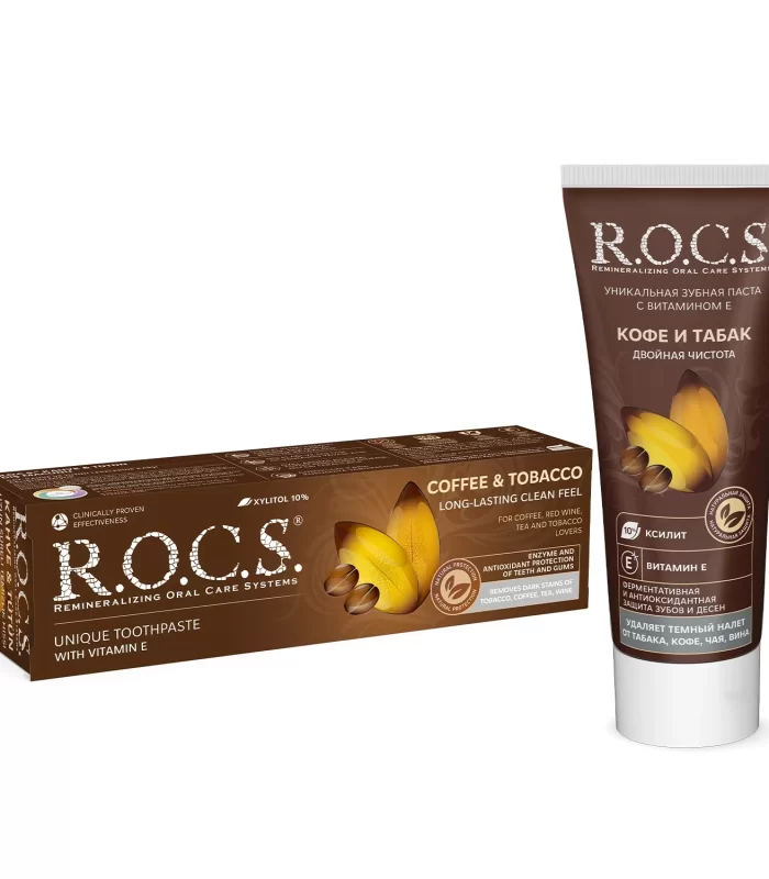 R.O.C.S.Kahve ve Tütün Lekelerine Karşı Diş Macunu 60ml