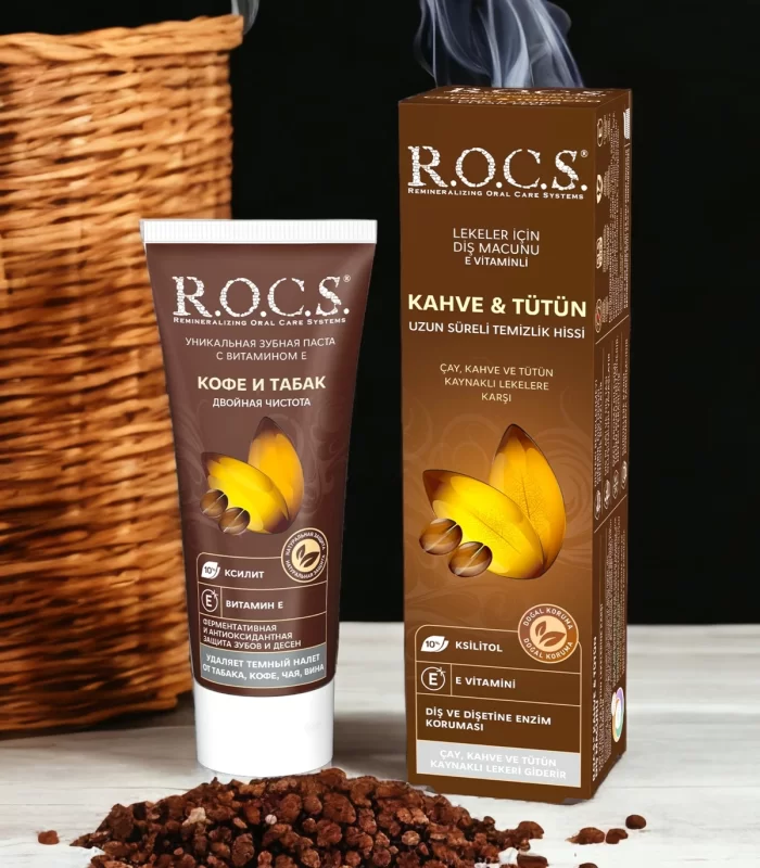 R.O.C.S.Kahve ve Tütün Lekelerine Karşı Diş Macunu 60ml