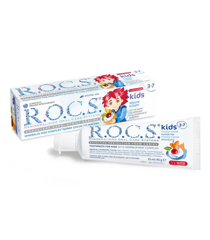 R.o.c.s.kids Diş Macunu 3-7 Yaş 35 Ml Meyve Külahı