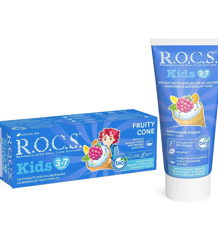 R.o.c.s.kids Diş Macunu 3-7 Yaş 35 Ml Meyve Külahı