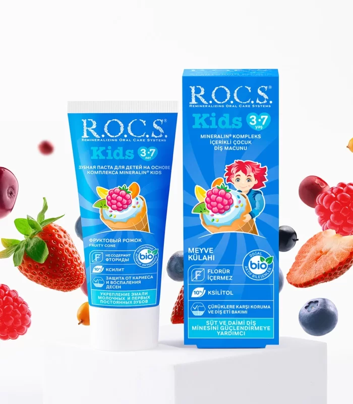 R.o.c.s.kids Diş Macunu 3-7 Yaş 35 Ml Meyve Külahı