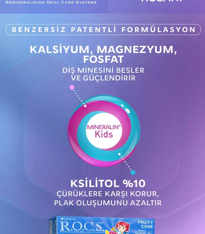 R.o.c.s.kids Diş Macunu 3-7 Yaş 35 Ml Meyve Külahı