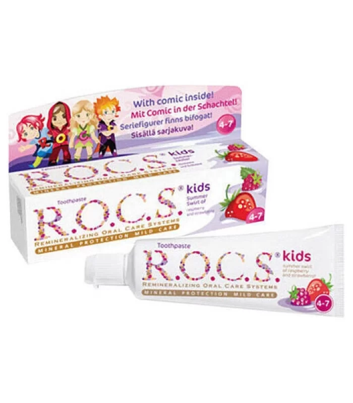 R.O.C.S.Kids Diş Macunu 35ml 4-7 Yaş Ahududu