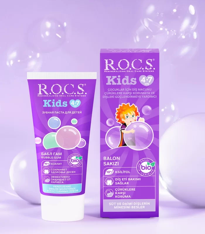 R.O.C.S.Kids Diş Macunu 35ml 4-7 Yaş Sakız