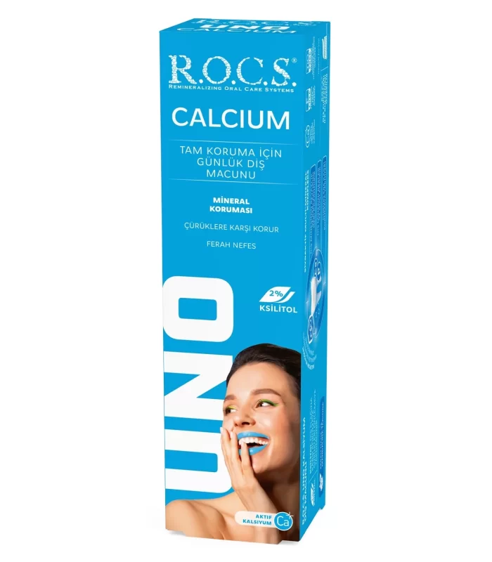 R.O.C.S.Uno Kalsiyum Tam Koruma Diş Macunu 60 ml