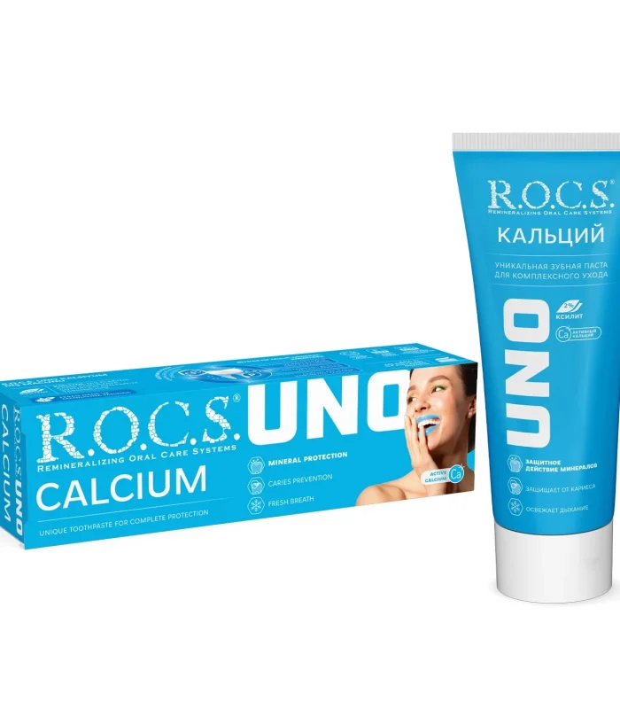R.O.C.S.Uno Kalsiyum Tam Koruma Diş Macunu 60 ml
