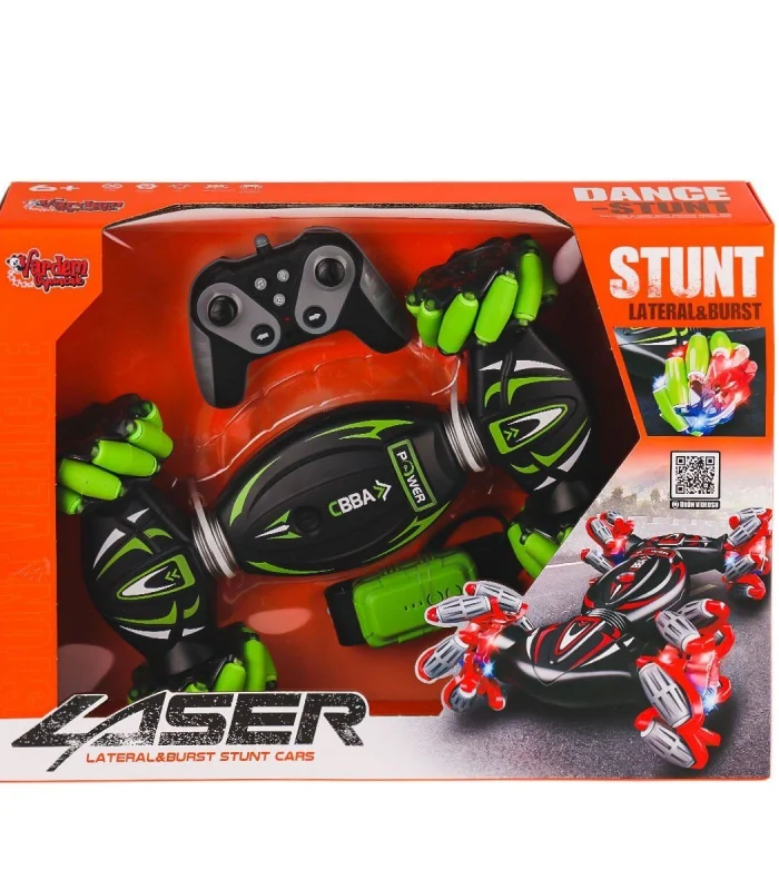 RQ3034-1 Kumandalı Bilekten Kontrol Işıklı Müzikli Stunt Araba -Vardem Oyuncak