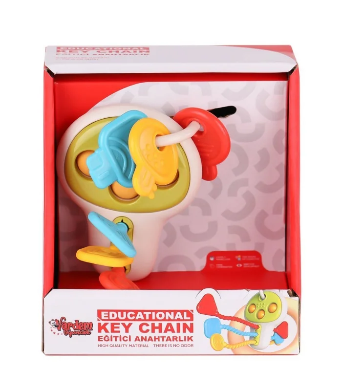 RT1507 Eğitici Poppitli Cırcırlı Bebek Anahtarlığı -Vardem Oyuncak