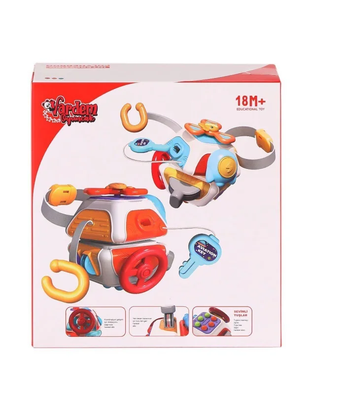 RT1605 Eğitici Çok Yüzlü Aktivite Oyuncağı -Vardem Oyuncak