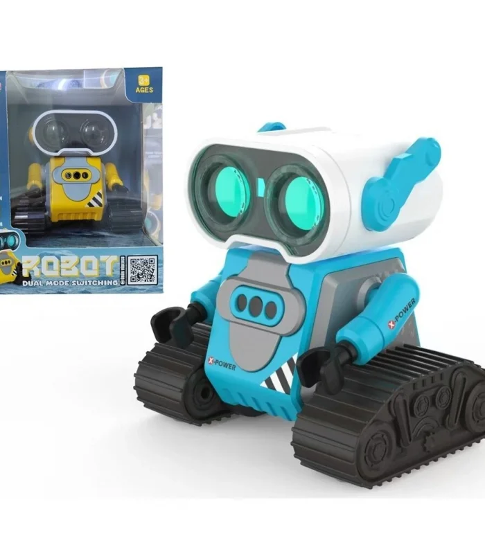 S-023 4568 MAVİ-SARI UK FF ŞARJLI 2 4G ROBOT ARABA