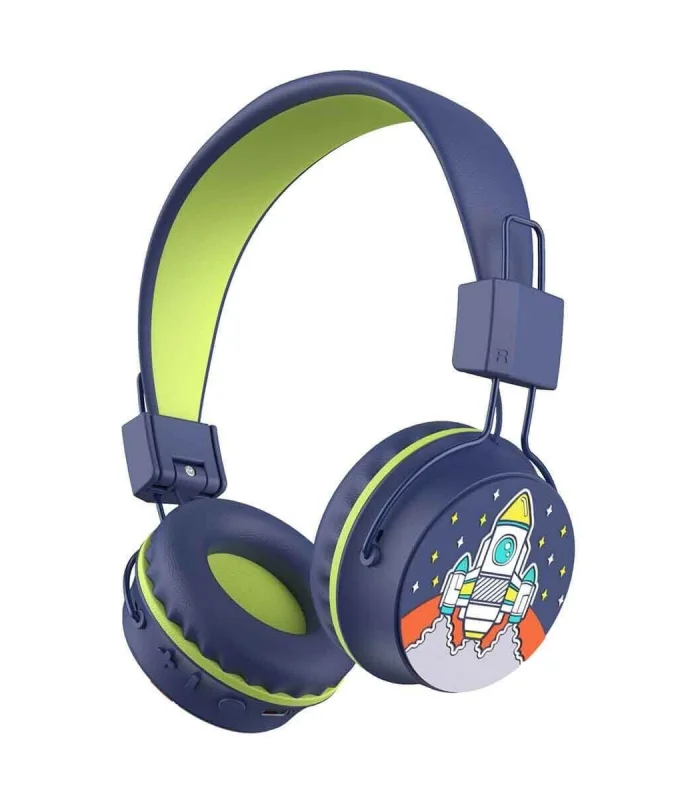 S00090370 -SUN-GLE-ECH-KULAKLIK MİKROFONLU KATLANABİLİR KABLOSUZ ROKET RESİMLİ L