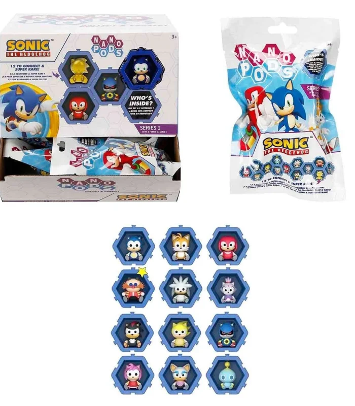 S00402785 -SUN-WST-FİGÜR SONIC NANO PODS SÜRPRİZ PAKET(SONIC) 24D.