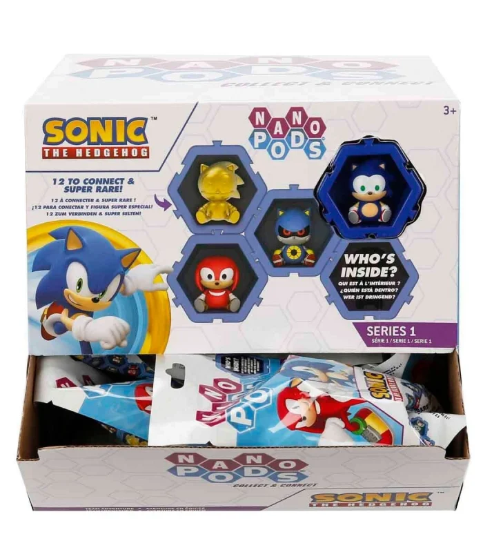 S00402785 -SUN-WST-FİGÜR SONIC NANO PODS SÜRPRİZ PAKET(SONIC) 24D.