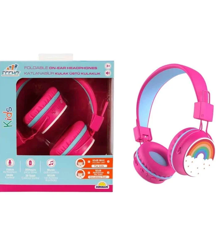 S01002605 -SUN-GLE-ECH-KULAKLIK MİKROFONLU KATLANABİLİR KABLOSUZ GÖKKUŞAĞI RESİM