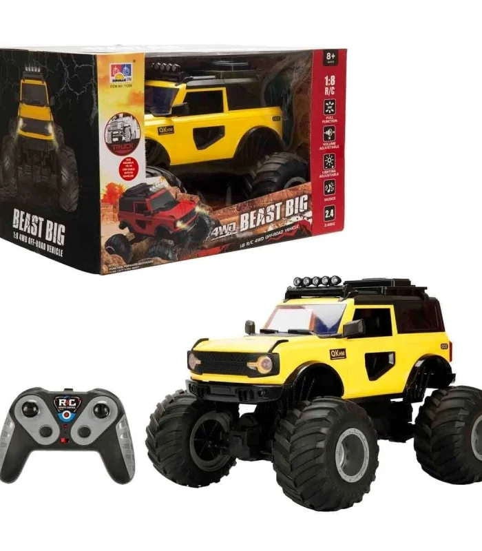 S01005090 -SUN-RST-R/C ARABA1/8 PFF-ROAD F/F SES/IŞIK 3.7V.USB 2.4GHZ.2R.