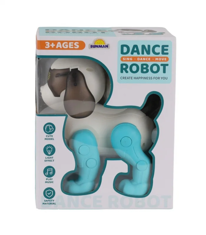 S01005107 -SUN-RST-ROBOT KÖPEK DANS MÜZİK/IŞIK B/O 2R.
