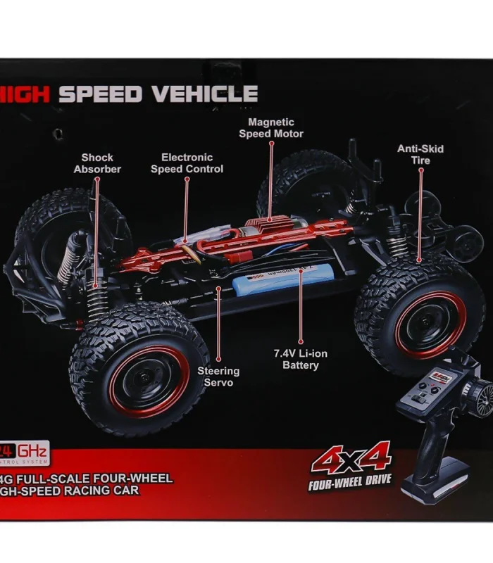 SCY-16106PRC Kumandalı Elektrikli Arazi Aracı 1:16 -Gepettoys