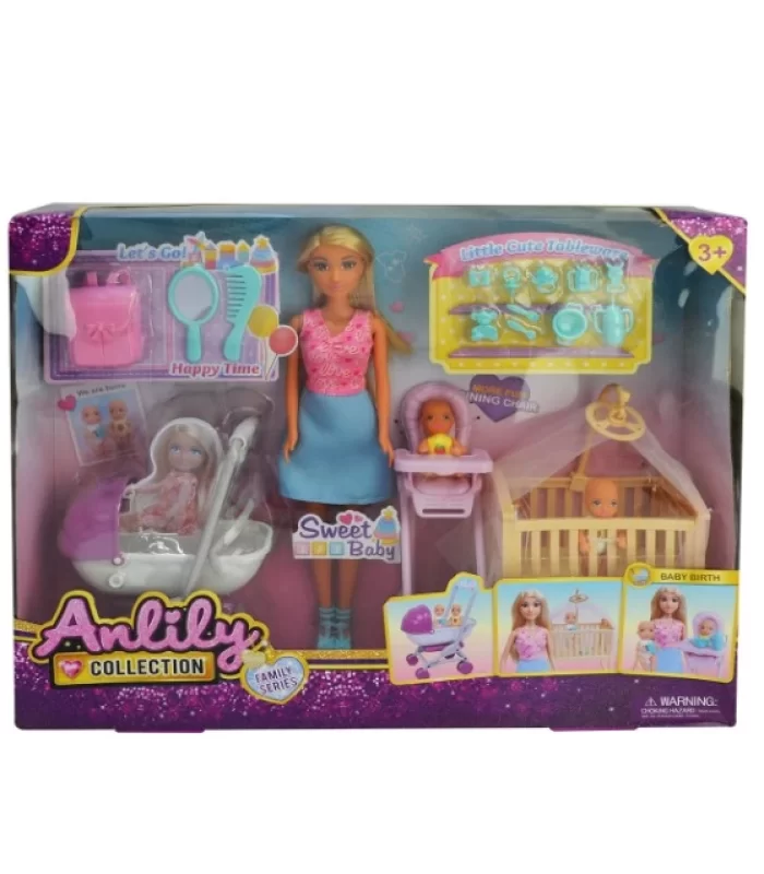 Seher Anlily Bakım Setli Bebek