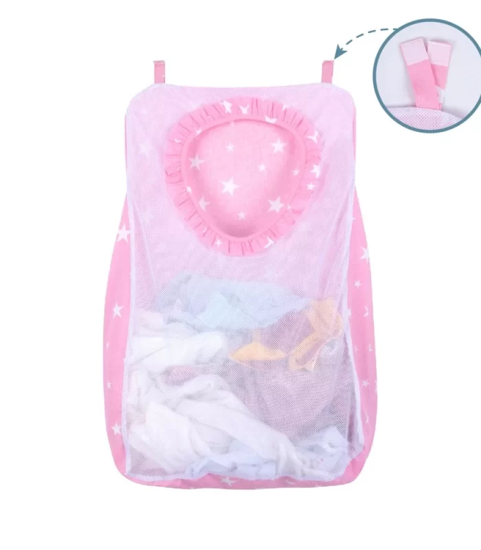 Sevi Bebe Kirli Çamaşır Torbası ART-83 Pembe Yıldız